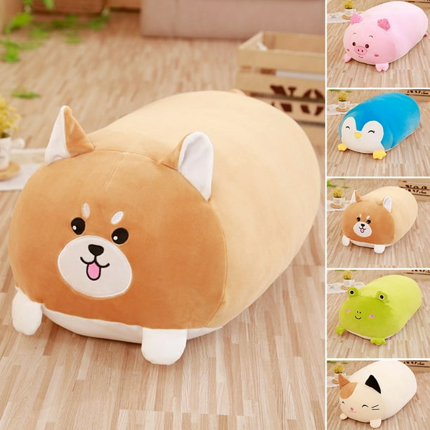 New Lying Pig Kitten Animal Plush Stuffed Toy Cushion Huggable Throw Pillow Cand